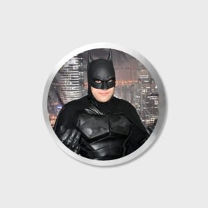 Dark Knight Portrait Circle Sticker