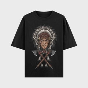 Crossed Axes Tribal Chief Tee